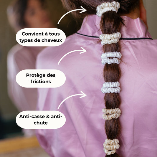 Pack 6 chouchous en soie small