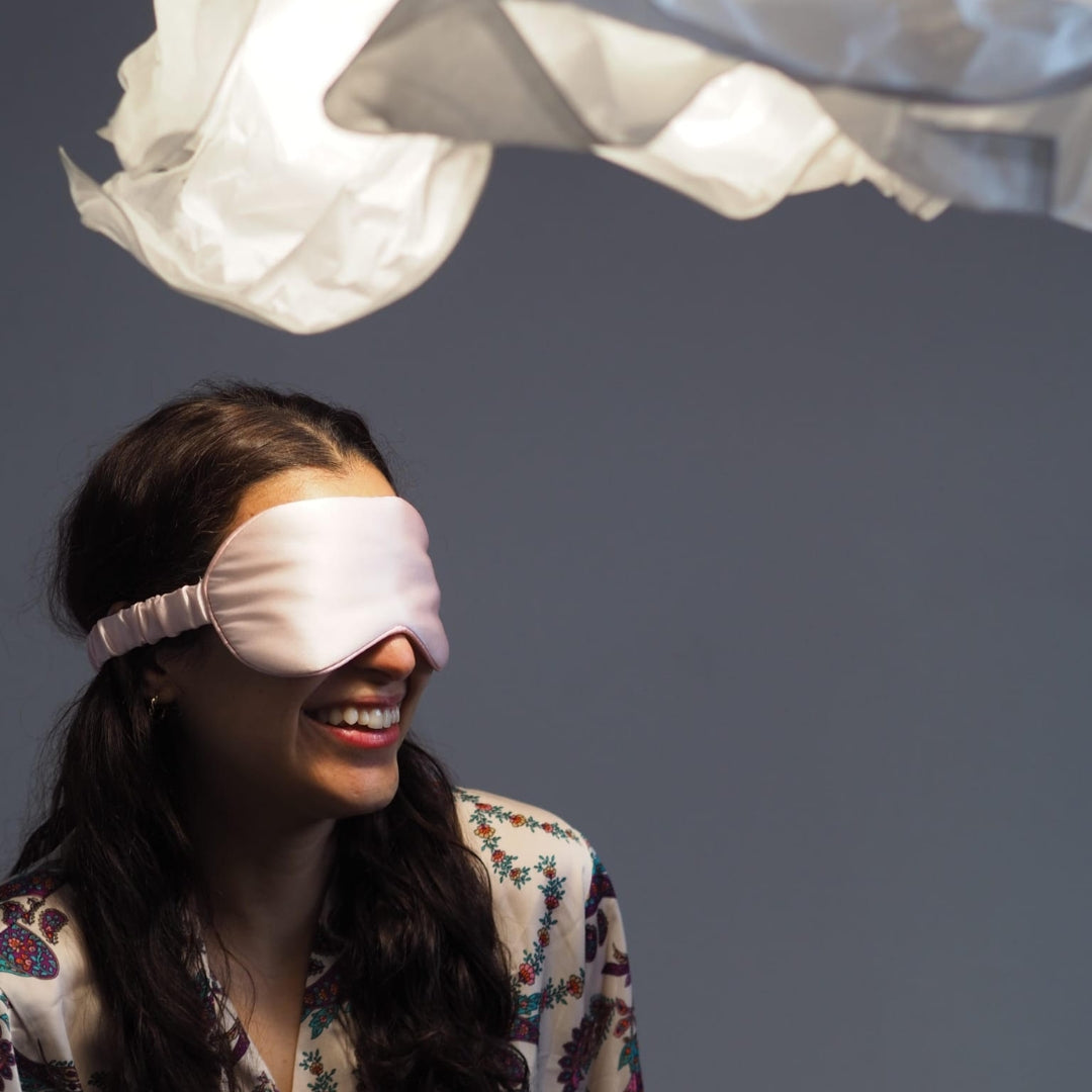 Masque de nuit en soie naturelle