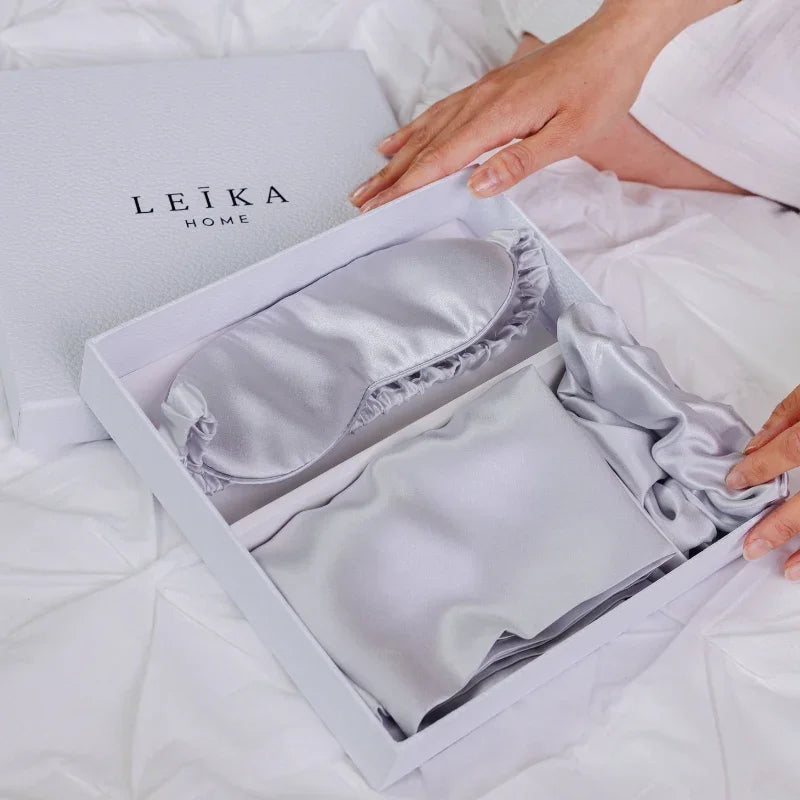 Coffret cadeau en soie naturelle