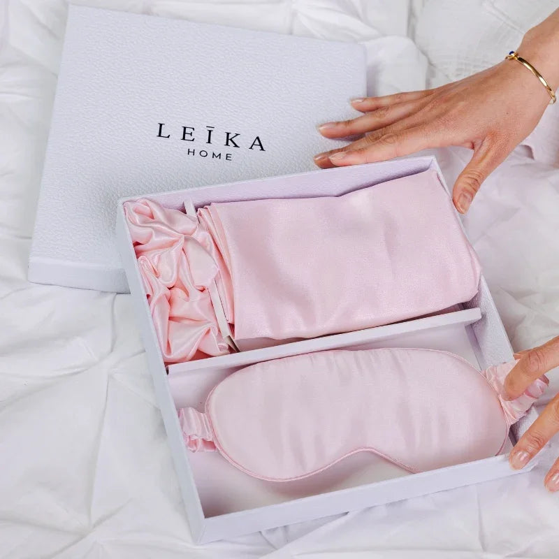 Coffret cadeau en soie naturelle